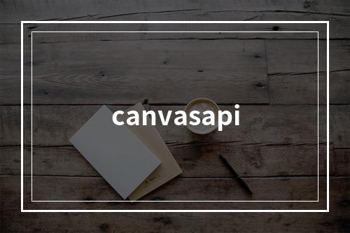 canvasapi