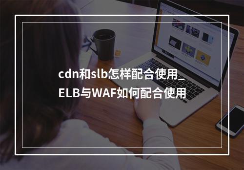 cdn和slb怎样配合使用_ELB与WAF如何配合使用