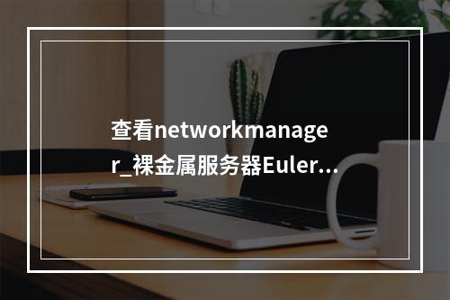 查看networkmanager_裸金属服务器Euler OS升级NetworkManagerconfigserver导致SSH链接故障解决方案