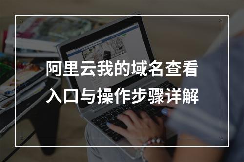 阿里云我的域名查看入口与操作步骤详解