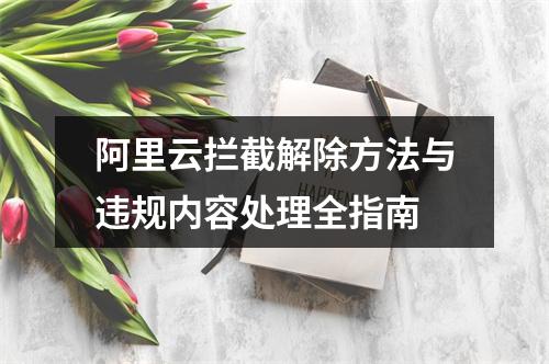 阿里云拦截解除方法与违规内容处理全指南