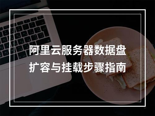 阿里云服务器数据盘扩容与挂载步骤指南