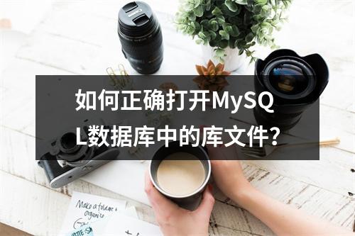 如何正确打开MySQL数据库中的库文件?