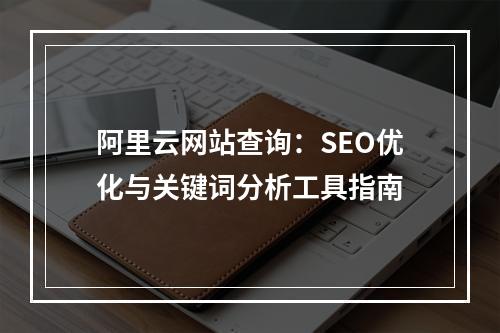 阿里云网站查询：SEO优化与关键词分析工具指南