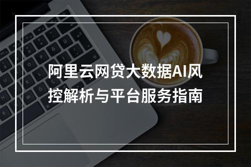 阿里云网贷大数据AI风控解析与平台服务指南