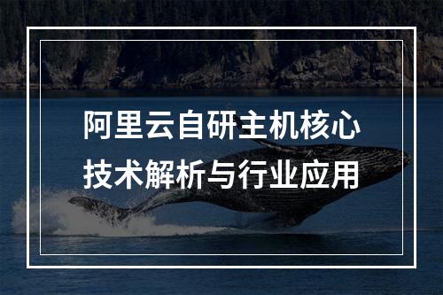 阿里云自研主机核心技术解析与行业应用