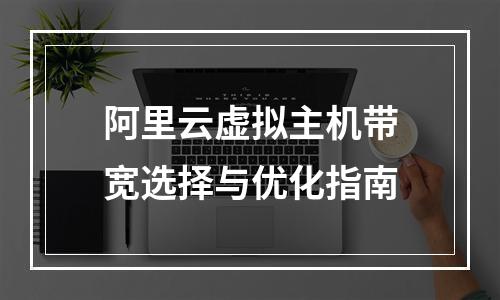 阿里云虚拟主机带宽选择与优化指南