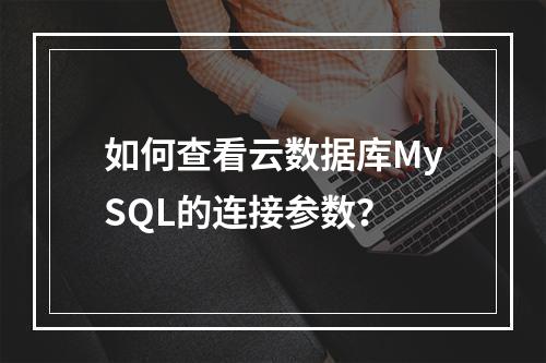 如何查看云数据库MySQL的连接参数?