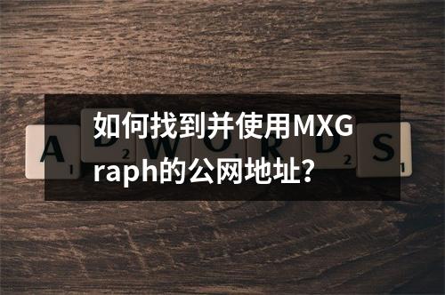 如何找到并使用MXGraph的公网地址?