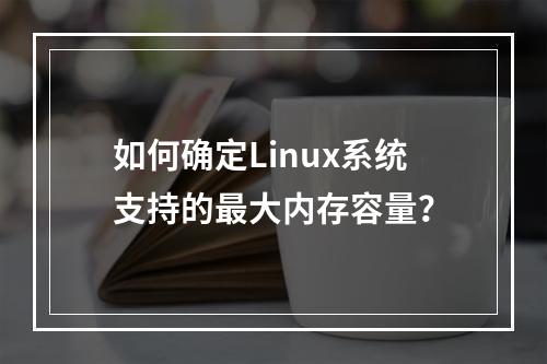如何确定Linux系统支持的最大内存容量?
