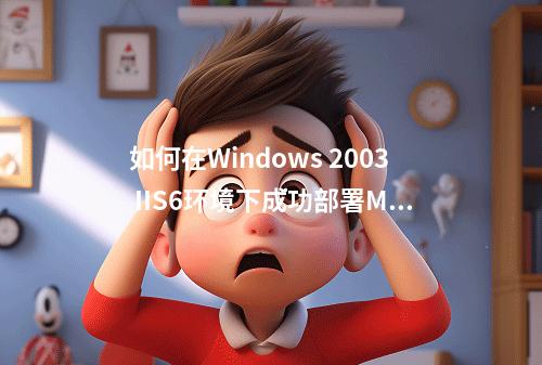 如何在Windows 2003 IIS6环境下成功部署MVC3和MVC4应用程序?