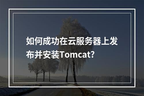 如何成功在云服务器上发布并安装Tomcat?