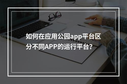 如何在应用公园app平台区分不同APP的运行平台?