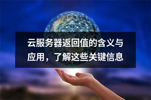 云服务器返回值的含义与应用,了解这些关键信息