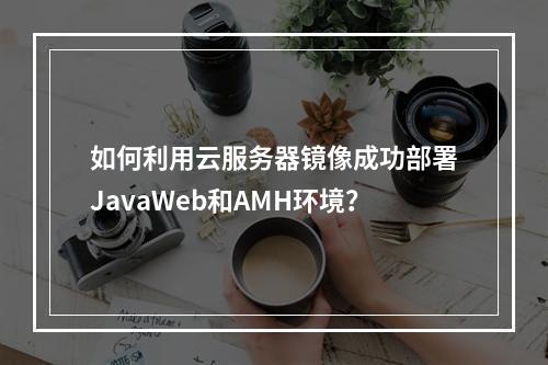如何利用云服务器镜像成功部署JavaWeb和AMH环境?