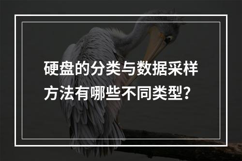 硬盘的分类与数据采样方法有哪些不同类型?
