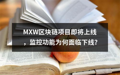 MXW区块链项目即将上线,监控功能为何面临下线?