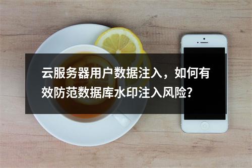 云服务器用户数据注入,如何有效防范数据库水印注入风险?