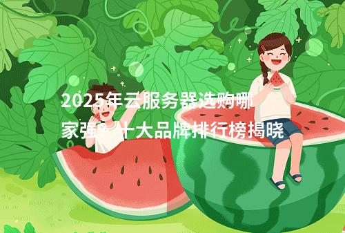 2025年云服务器选购哪家强？十大品牌排行榜揭晓