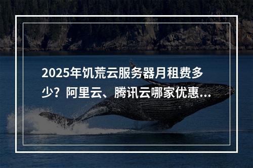 2025年饥荒云服务器月租费多少？阿里云、腾讯云哪家优惠？