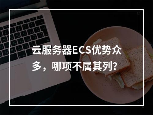 云服务器ECS优势众多，哪项不属其列？