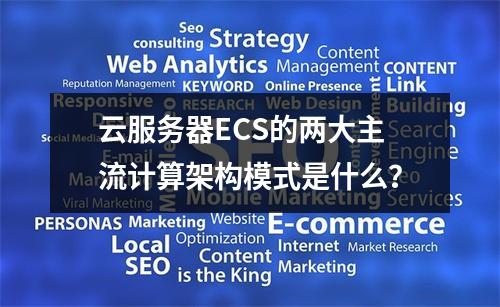 云服务器ECS的两大主流计算架构模式是什么？