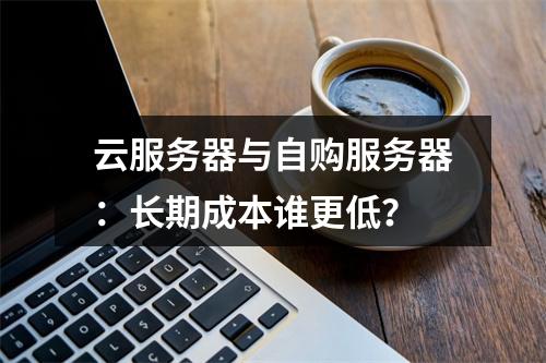 云服务器与自购服务器：长期成本谁更低？