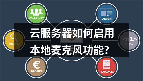 云服务器如何启用本地麦克风功能？