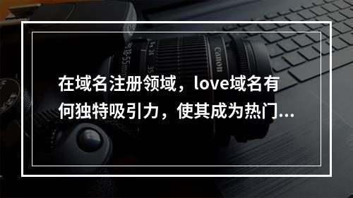 在域名注册领域,love域名有何独特吸引力,使其成为热门选择?