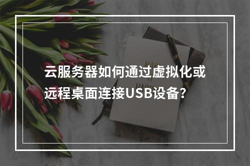 云服务器如何通过虚拟化或远程桌面连接USB设备？
