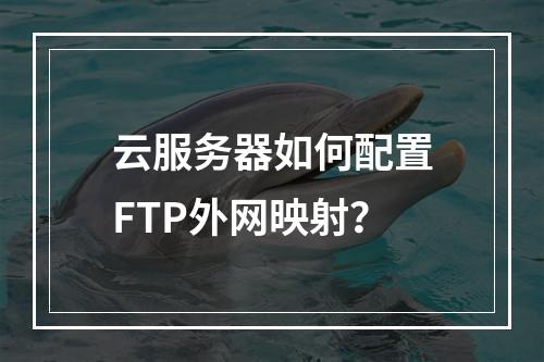云服务器如何配置FTP外网映射？