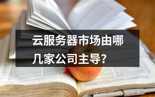 云服务器市场由哪几家公司主导？