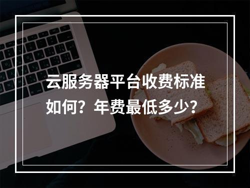 云服务器平台收费标准如何？年费最低多少？
