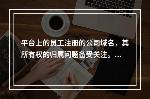平台上的员工注册的公司域名,其所有权的归属问题备受关注。那么,究竟员工注册的公司域名所有人是谁?