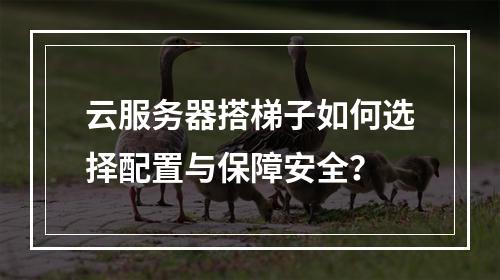 云服务器搭梯子如何选择配置与保障安全？