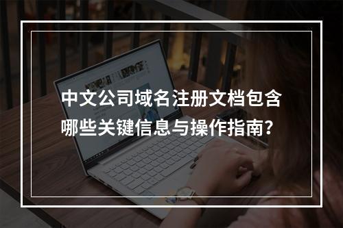 中文公司域名注册文档包含哪些关键信息与操作指南?