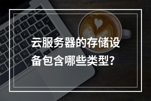 云服务器的存储设备包含哪些类型？