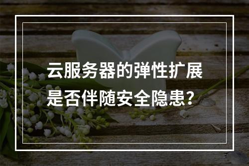云服务器的弹性扩展是否伴随安全隐患？
