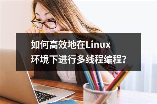 如何高效地在Linux环境下进行多线程编程?