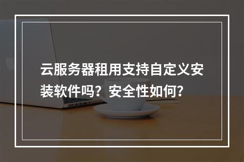 云服务器租用支持自定义安装软件吗？安全性如何？
