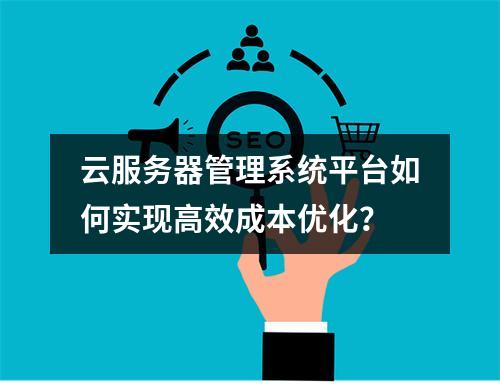 云服务器管理系统平台如何实现高效成本优化？
