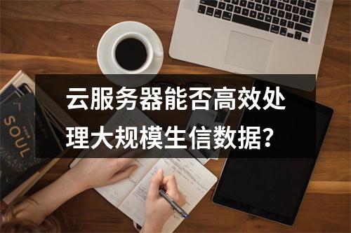 云服务器能否高效处理大规模生信数据？