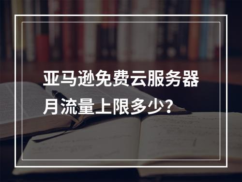 亚马逊免费云服务器月流量上限多少？