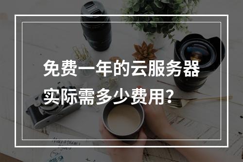免费一年的云服务器实际需多少费用？