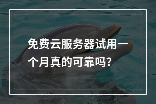 免费云服务器试用一个月真的可靠吗？