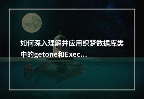 如何深入理解并应用织梦数据库类中的getone和Execute函数?