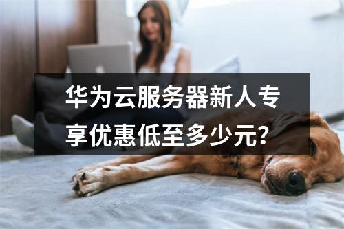 华为云服务器新人专享优惠低至多少元？