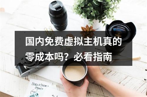 国内免费虚拟主机真的零成本吗？必看指南