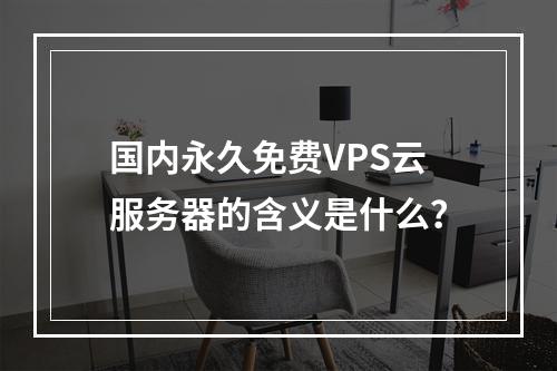国内永久免费VPS云服务器的含义是什么？