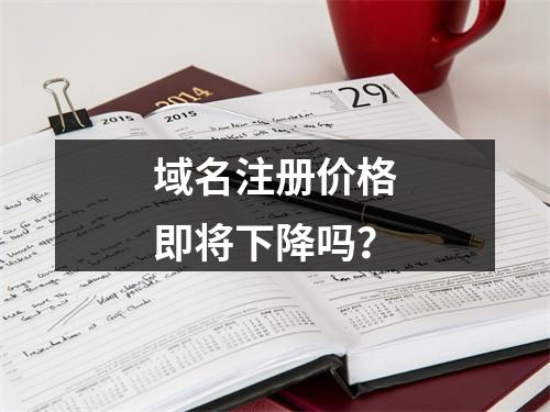 域名注册价格即将下降吗?